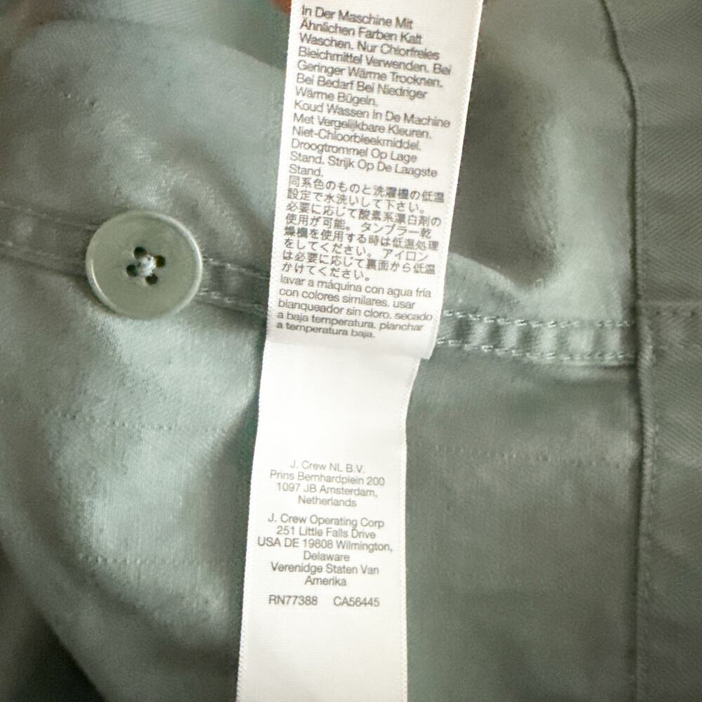 MADEWELL | Cropped Cargo Jacket Blue Chore Coat Faded River Zip Snap | Size XL - Picture 8 of 8